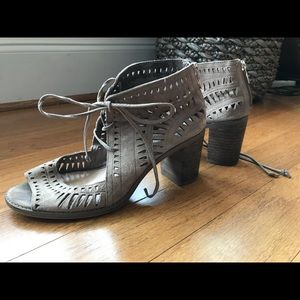 Vince Camuto Tarita Cut-out Lace-up Sandal